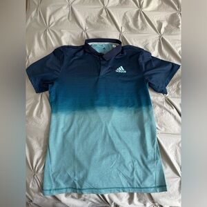 Adidas Tennis Polo - Navy Blue/Green for the oceans